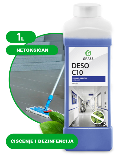 DESO C10 - Sredstvo za čišćenje i dezinfekciju - 1L