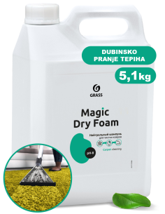 MAGIC DRY FOAM 5,1kg - Sredstvo za mašinsko pranje tepiha