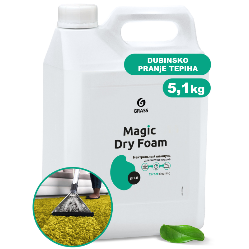 MAGIC DRY FOAM 5,1kg - Sredstvo za mašinsko pranje tepiha