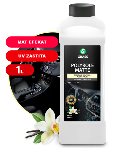 POLYROLE MATTE VANILLA - Sredstvo za čišćenje i poliranje kontrolne table - 1L