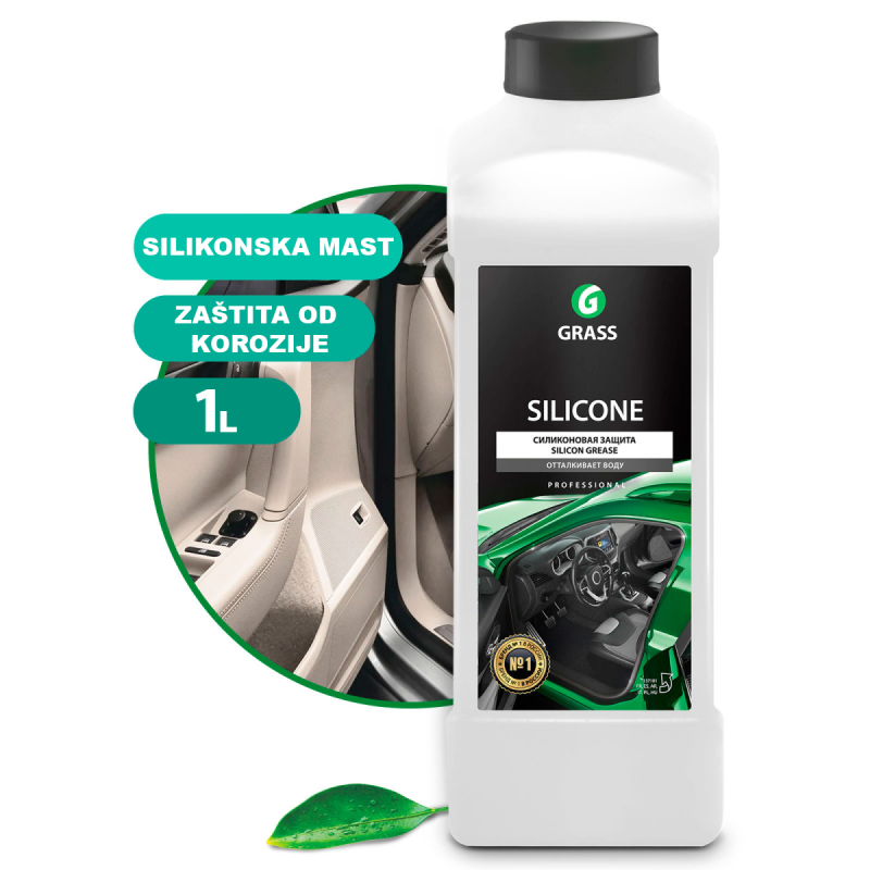 SILICONE - Silikonska mast za podmazivanje gumenih i plastičnih delova automobila - 1L