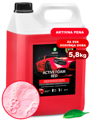 ACTIVE FOAM RED - Sredstvo za beskontaktno pranje automobila - 5,8kg