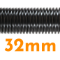 Usisno crevo crno DN 32 / 1m