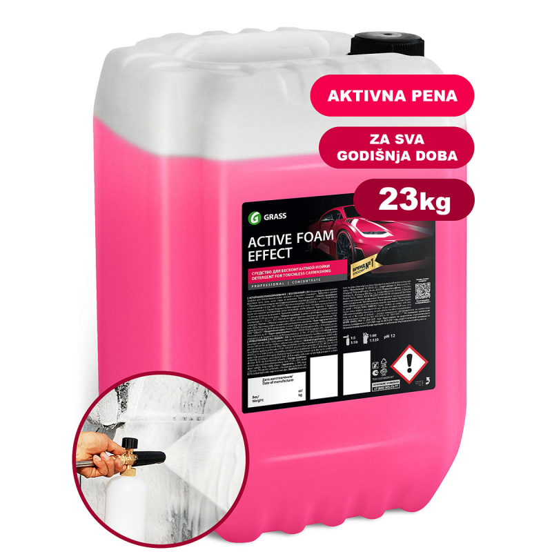 ACTIVE FOAM EFFECT - Sredstvo za beskontaktno pranje automobila - 23kg ACTIVE FOAM EFFECT - Sredstvo za beskontaktno pranje automobila - 23kg