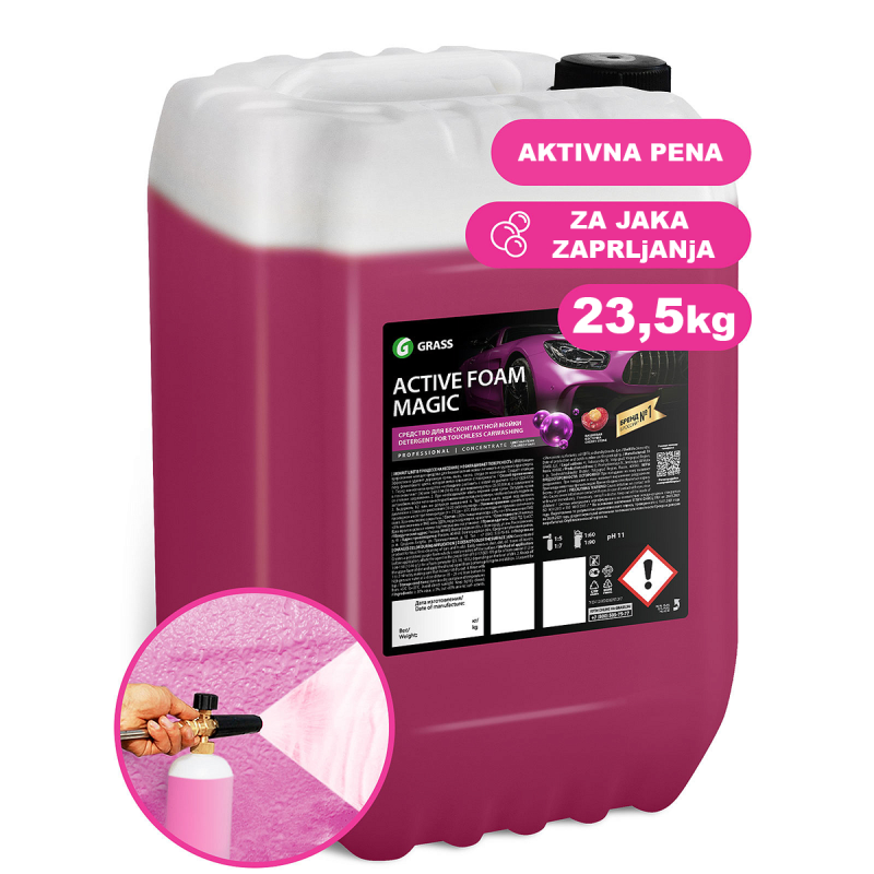 ACTIVE FOAM MAGIC - Sredstvo za beskontaktno pranje automobila - 23,5kg