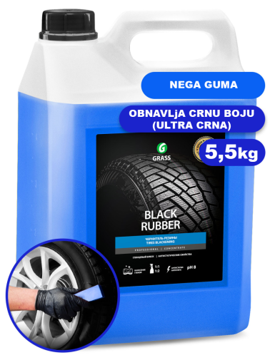 BLACK RUBBER - Sredstvo za gume - 5,5kg