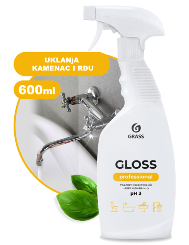GLOSS - PROFESSIONAL LINE (PRSKALICA) - Sredstvo za čišćenje sanitarija - 600ml