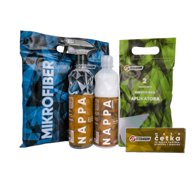 NAPPA SET - Komplet za čišćenje i negu kože NAPPA SET - Komplet za čišćenje i negu kože