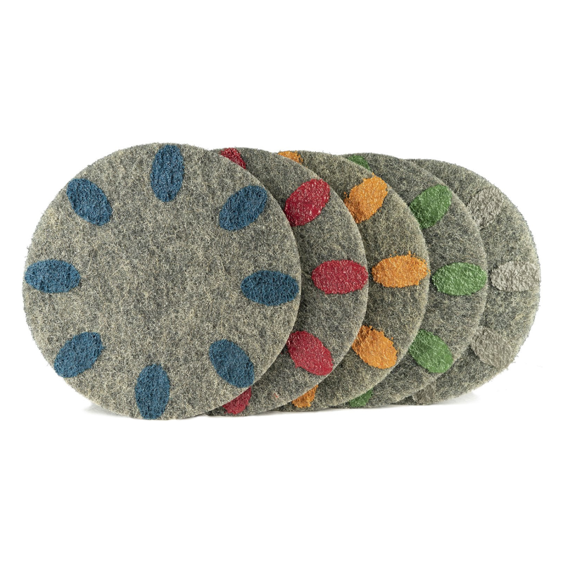 STONEFLASH komplet filceva 11"/280mm, koraci 1-5, 5kom - ORBOT