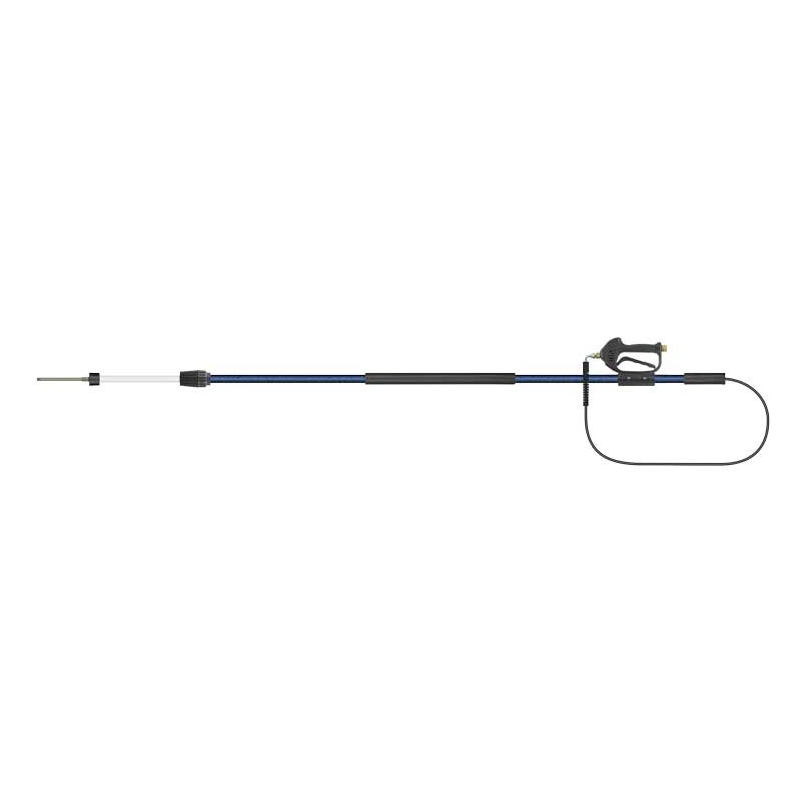 Teleskopska mlazna cev plava, 2.45m - 3.7m 3/8" F