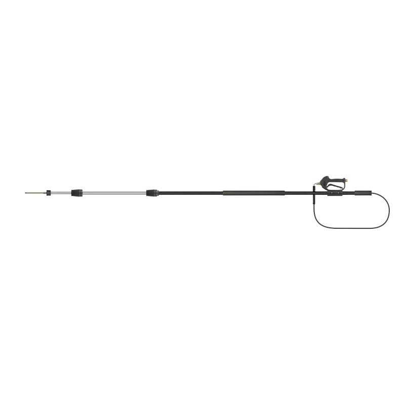 Teleskopska mlazna cev crna, 2.45m - 5.65m 3/8" F