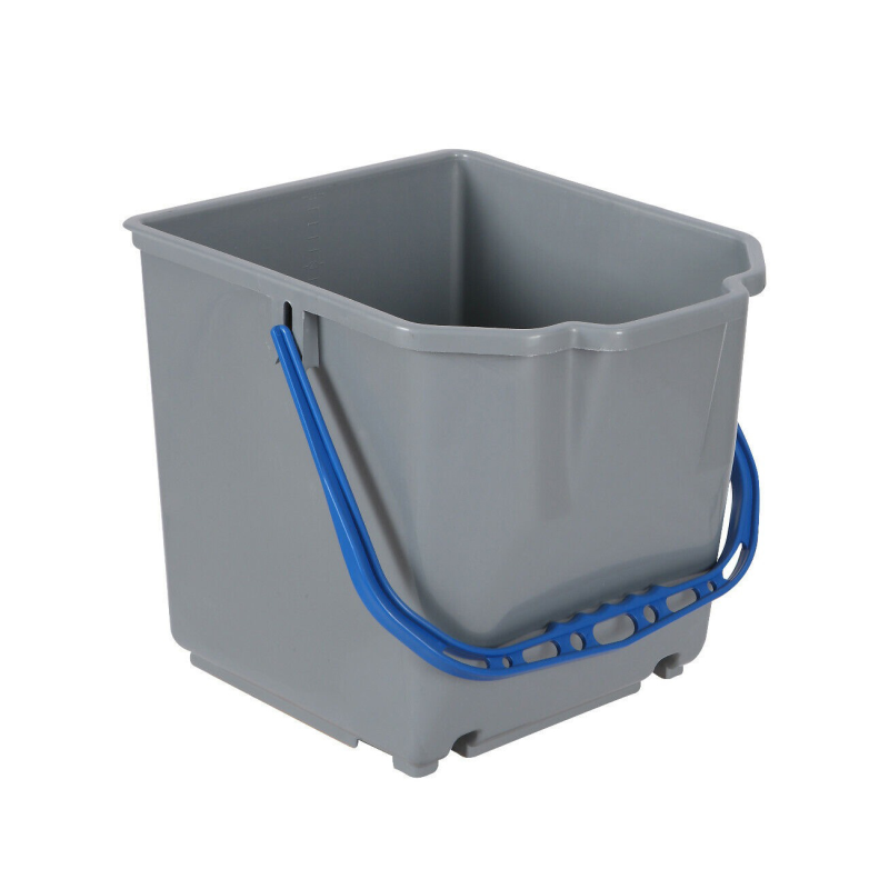 ECO siva kofa sa plavom drškom, 25L