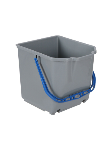 ECO siva kofa sa plavom drškom, 25L