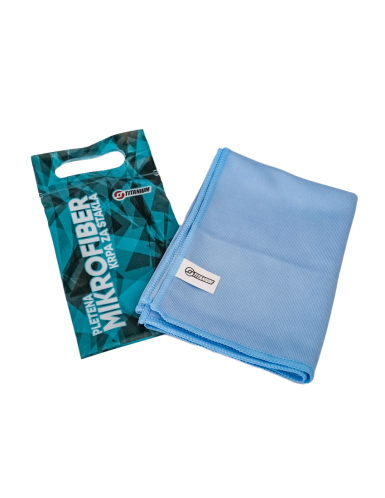 PLETENA MIKROFIBER KRPA ZA STAKLA