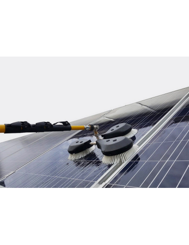 Trostruka četka za pranje solarnih panela (STARI TIP)