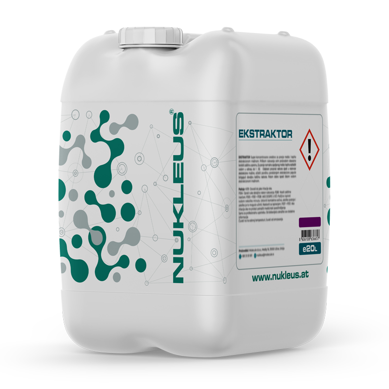NUKLEUS EKSTRAKTOR - Koncentrovano sredstvo za dubinsko pranje tekstilnih površina - 20kg