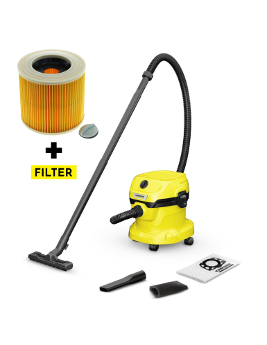 WD 2 PLUS V-12/4/18 - Usisivač za suvo i mokro usisavanje